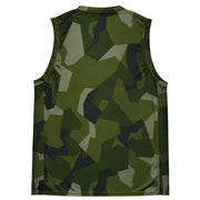 Nordic Leaf Pile Woodland CAMO Unisex Basketball Jersey