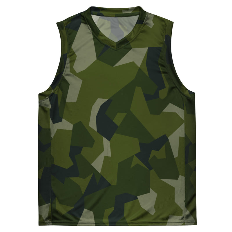 Nordic Leaf Pile Woodland CAMO Unisex Basketball Jersey