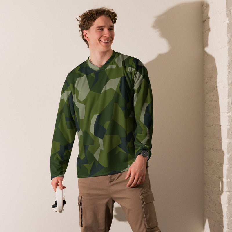 Nordic Leaf Pile Woodland CAMO Unisex Hockey Fan Jersey