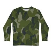 Nordic Leaf Pile Woodland CAMO Unisex Long-Sleeve Shirt - XS