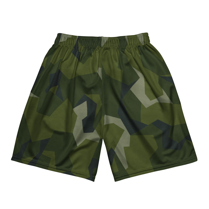 Nordic Leaf Pile Woodland CAMO Unisex Mesh Shorts