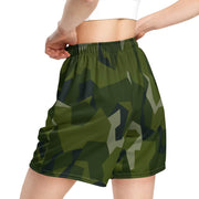 Nordic Leaf Pile Woodland CAMO Unisex Mesh Shorts