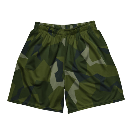 Nordic Leaf Pile Woodland CAMO Unisex Mesh Shorts - 2XS