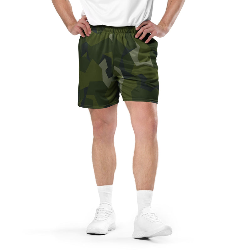 Nordic Leaf Pile Woodland CAMO Unisex Mesh Shorts