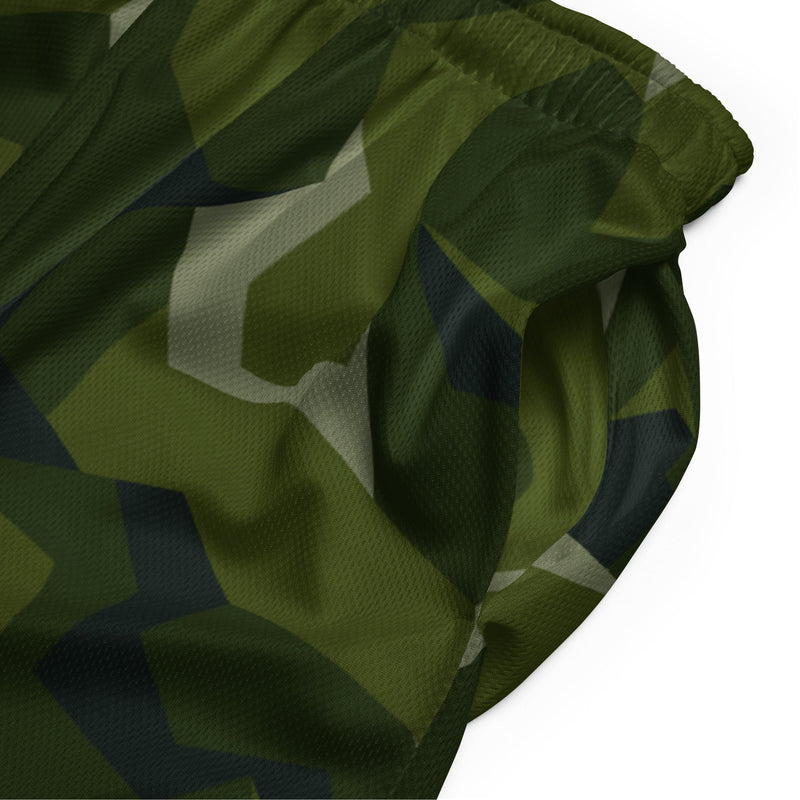 Nordic Leaf Pile Woodland CAMO Unisex Mesh Shorts