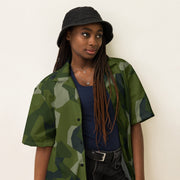 Nordic Leaf Pile Woodland CAMO Unisex Short-Sleeve Button Shirt - Button-Up