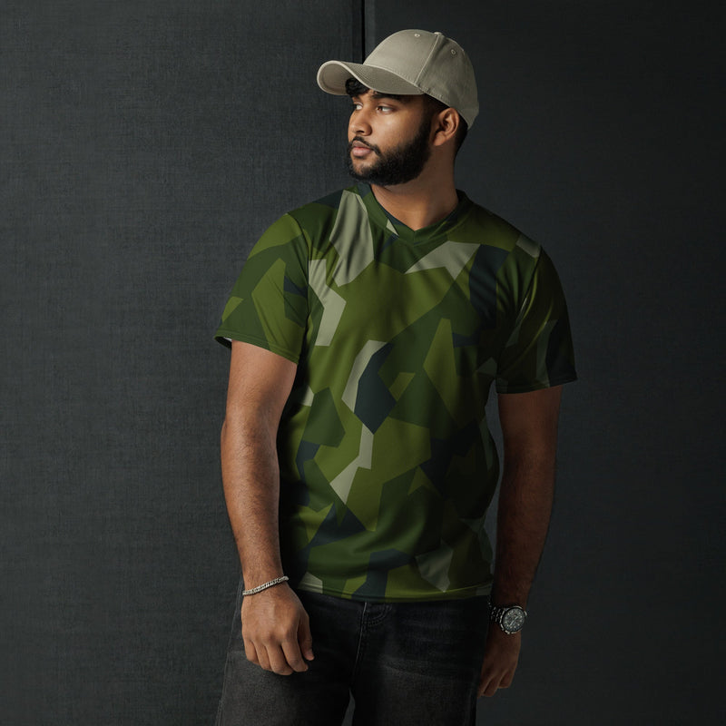Nordic Leaf Pile Woodland CAMO Unisex Sports Jersey