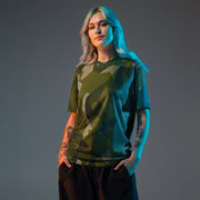 Nordic Leaf Pile Woodland CAMO Unisex Sports Jersey