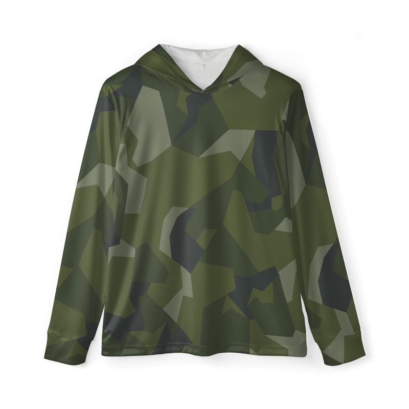Nordic Leaf Pile Woodland CAMO Unisex Sports Warmup Hoodie - XS