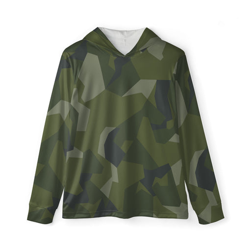 Nordic Leaf Pile Woodland CAMO Unisex Sports Warmup Hoodie - XS