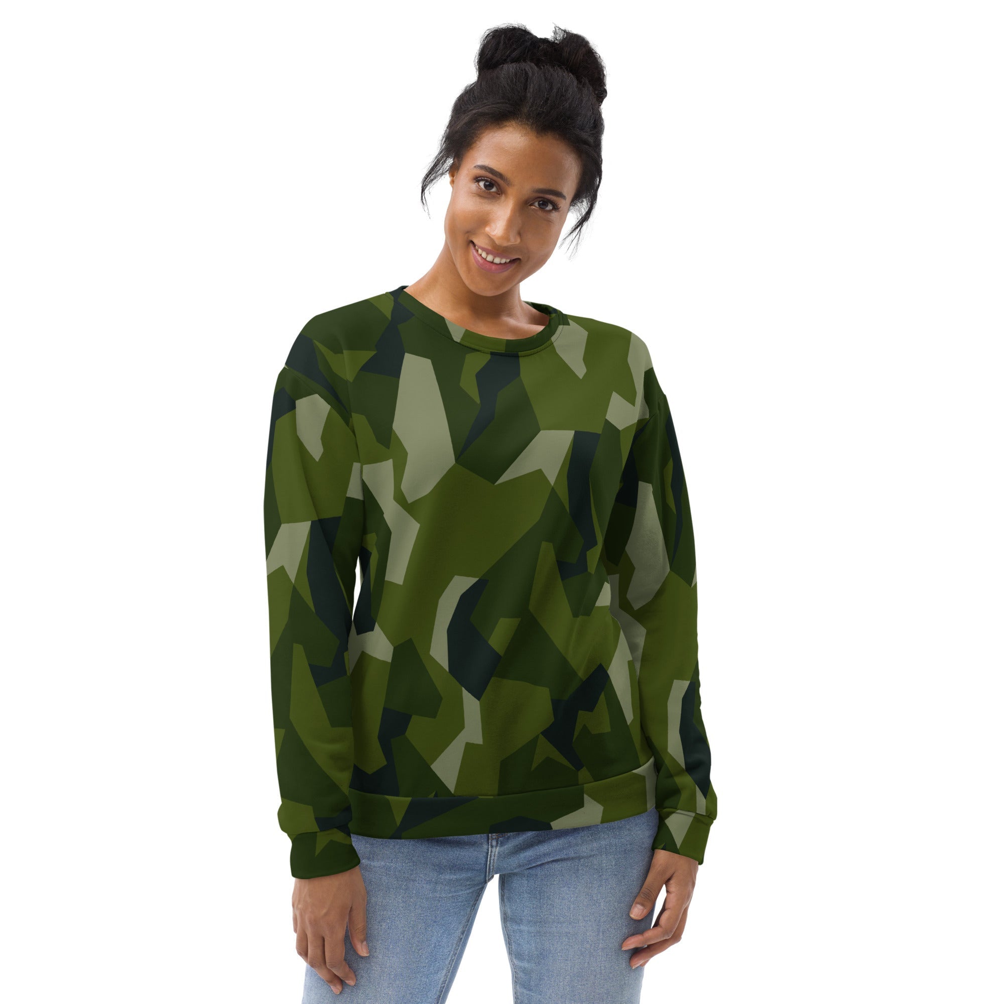 新品　BRIEFING 正規品　PILE CAMO HIGHNECK L CAMO HQ - Nordic Leaf Pile Woodland CAMO Unisex Sweatshirt