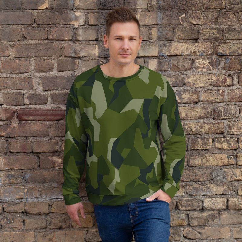 Nordic Leaf Pile Woodland CAMO Unisex Sweatshirt - XS