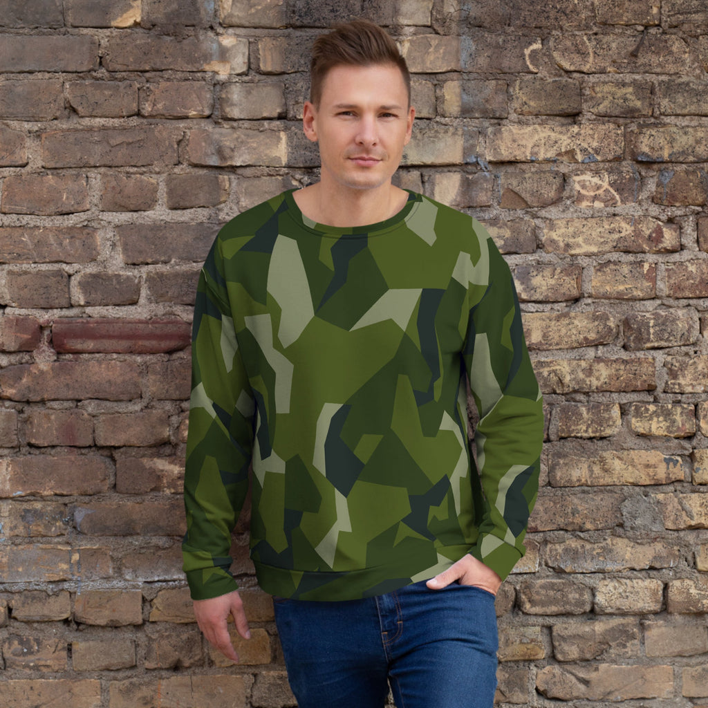 CAMO HQ - Nordic Leaf Pile Woodland CAMO Unisex Sweatshirt