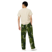 Nordic Leaf Pile Woodland CAMO Unisex Wide-Leg Leisure Pants - Pant