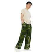 Nordic Leaf Pile Woodland CAMO Unisex Wide-Leg Leisure Pants - Pant