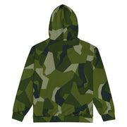 Nordic Leaf Pile Woodland CAMO Unisex Zip Hoodie