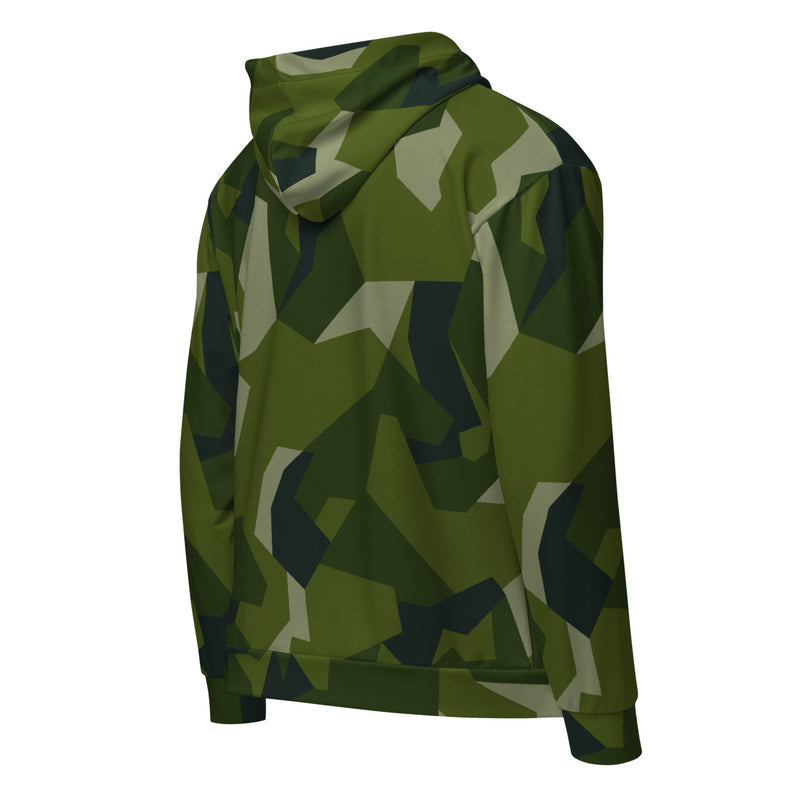 Nordic Leaf Pile Woodland CAMO Unisex Zip Hoodie