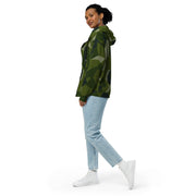 Nordic Leaf Pile Woodland CAMO Unisex Zip Hoodie
