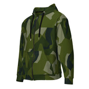 Nordic Leaf Pile Woodland CAMO Unisex Zip Hoodie