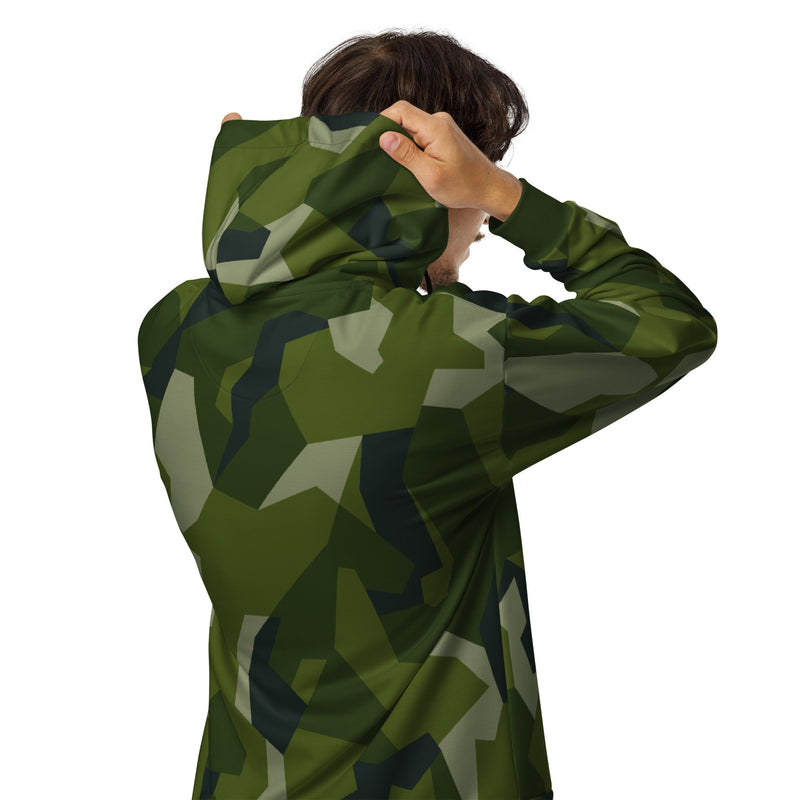Nordic Leaf Pile Woodland CAMO Unisex Zip Hoodie