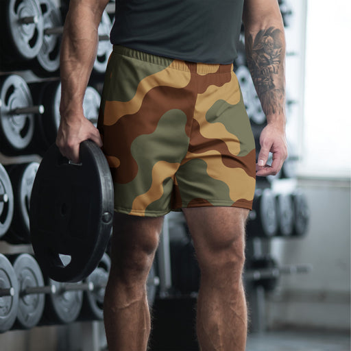 Normandy Bocage Tricolor Tank Heritage CAMO Unisex Athletic Long Shorts - 2XS