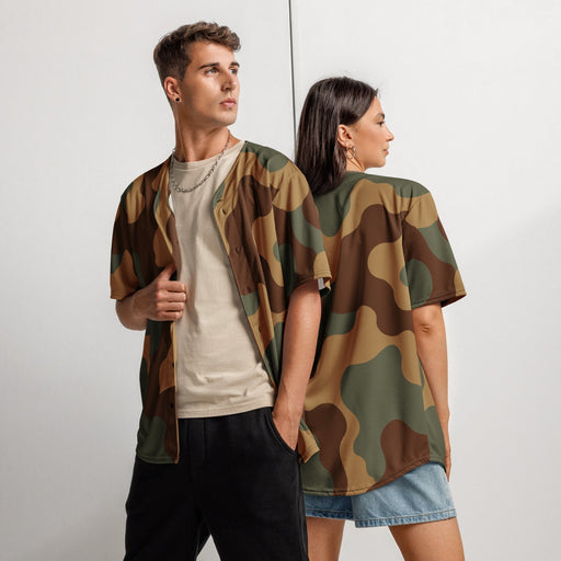 Normandy Bocage Tricolor Tank Heritage CAMO Unisex Baseball Jersey - 2XS