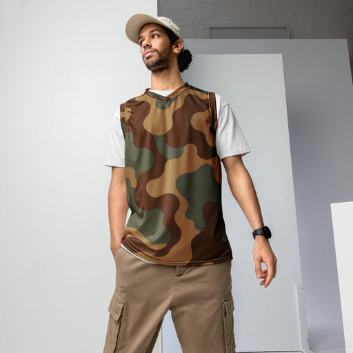 Normandy Bocage Tricolor Tank Heritage CAMO Unisex Basketball Jersey - 2XS