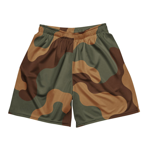 Normandy Bocage Tricolor Tank Heritage CAMO Unisex Mesh Shorts - 2XS