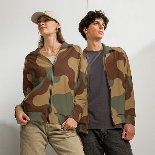 Normandy Bocage Tricolor Tank Heritage CAMO Unisex Track Jacket - 2XS