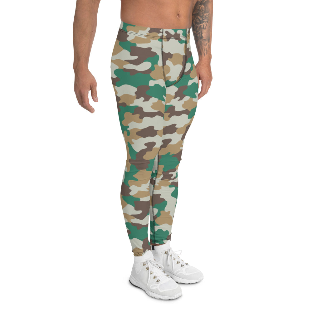 North Korean 007 Die Another Day Movie Blotch CAMO Men’s Leggings - Mens