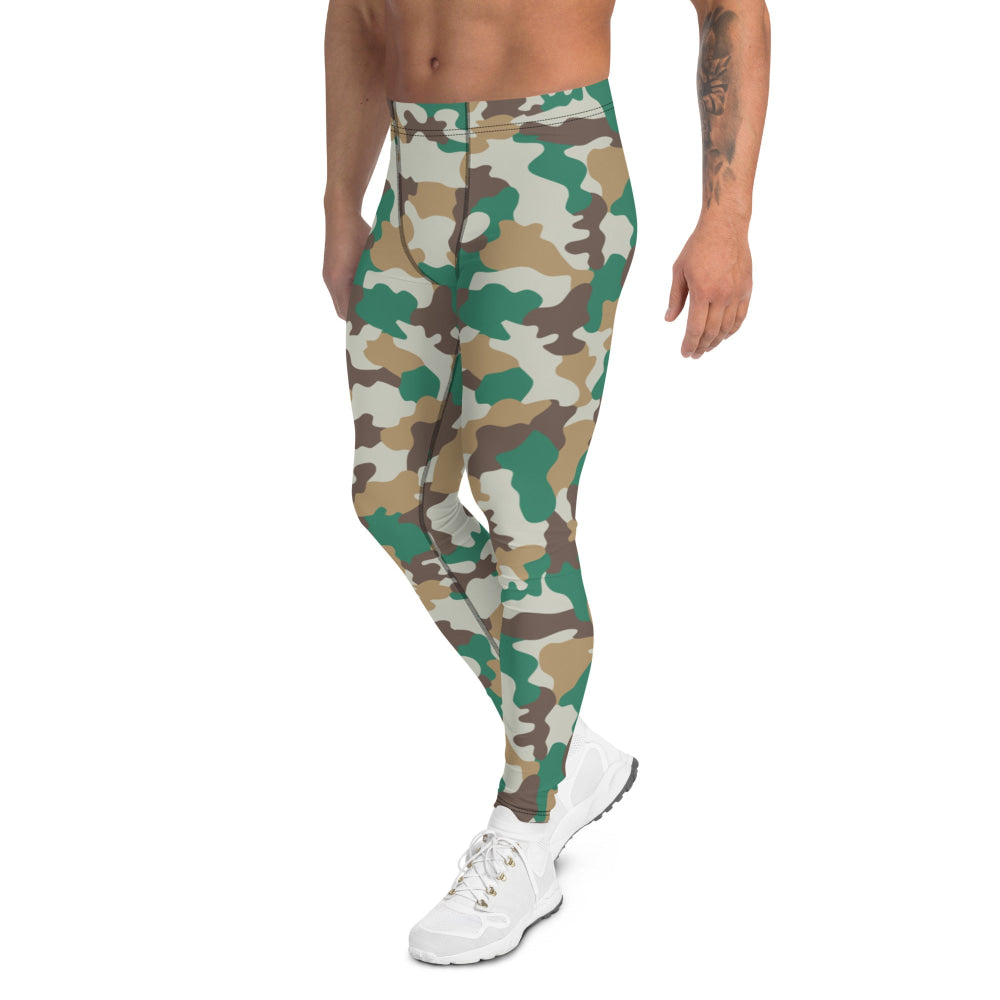 North Korean 007 Die Another Day Movie Blotch CAMO Men’s Leggings - Mens