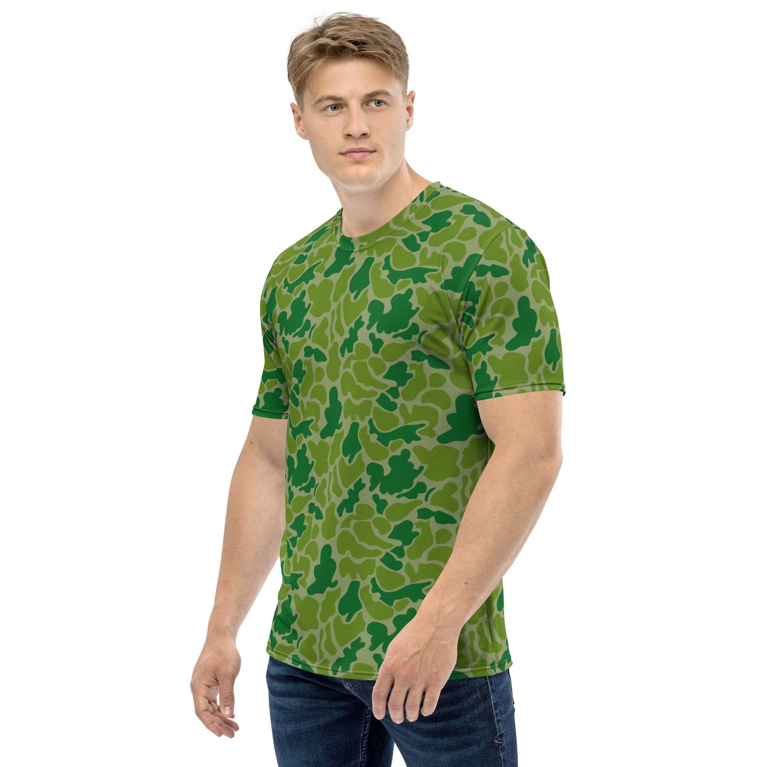 North Korean Duck Hunter CAMO Men’s T-shirt - Mens T-Shirts