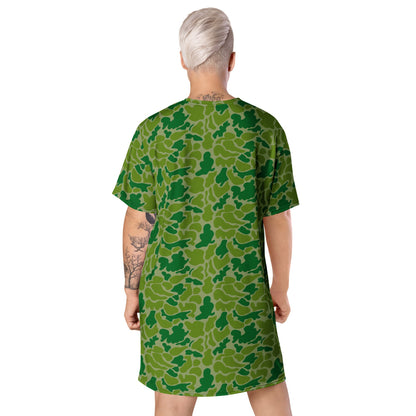 North Korean Duck Hunter CAMO T-shirt dress - Womens T-Shirt Dress