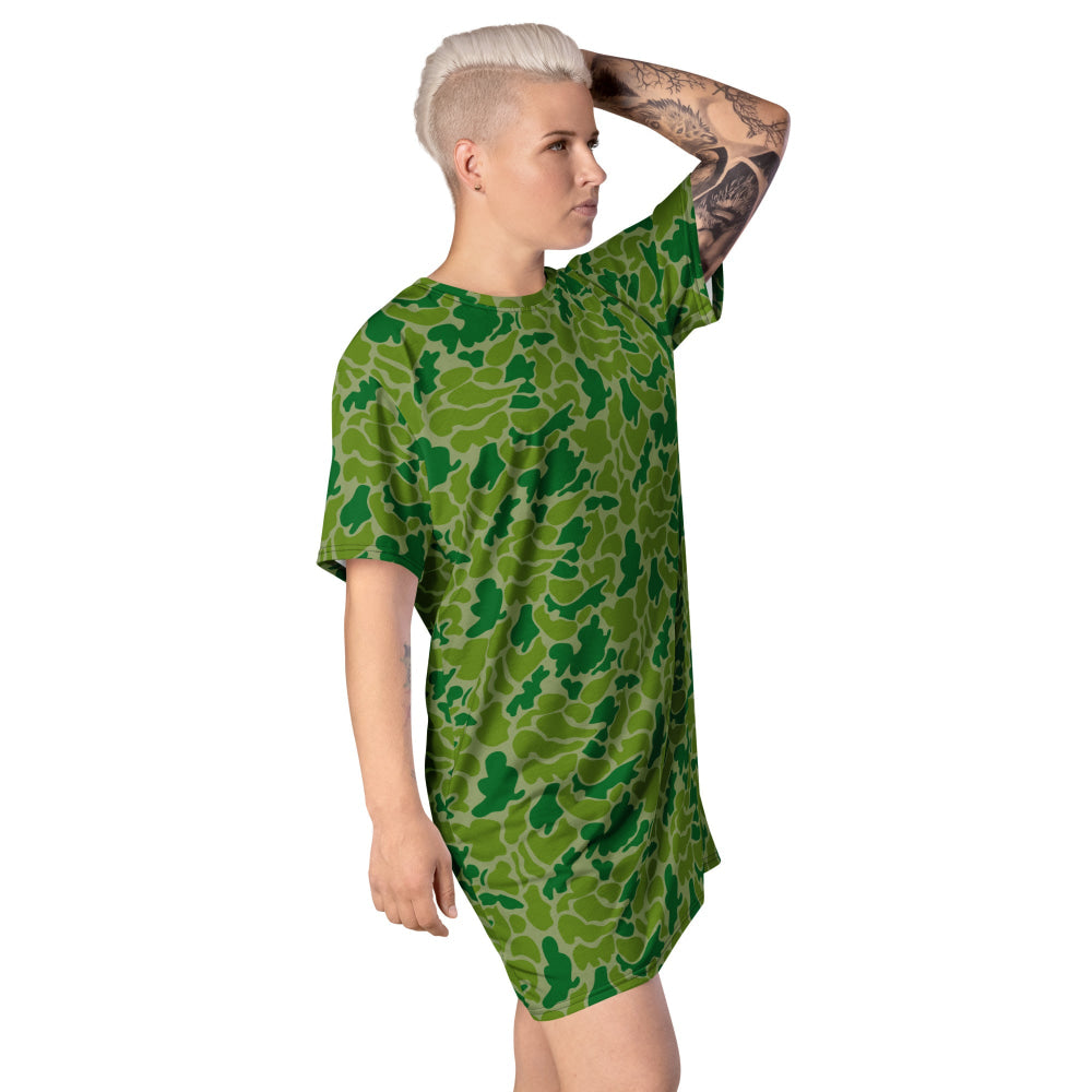 North Korean Duck Hunter CAMO T-shirt dress - Womens T-Shirt Dress