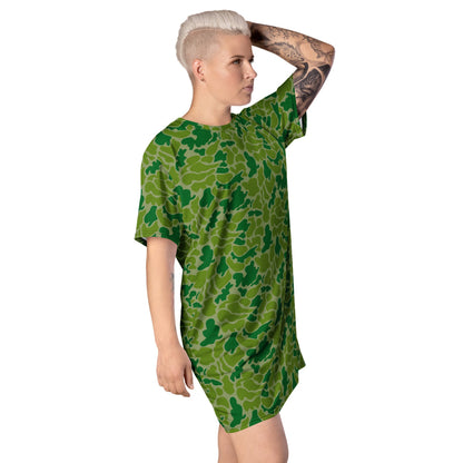 North Korean Duck Hunter CAMO T-shirt dress - Womens T-Shirt Dress