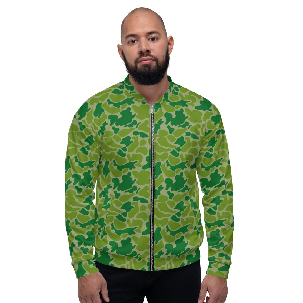 North Korean Duck Hunter CAMO Unisex Bomber Jacket