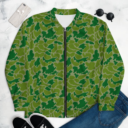 North Korean Duck Hunter CAMO Unisex Bomber Jacket - XS