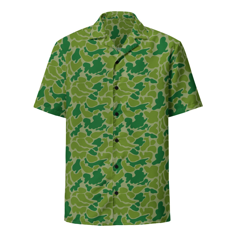 North Korean Duck Hunter CAMO Unisex button shirt - Button Shirt