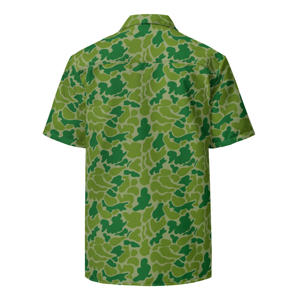 North Korean Duck Hunter CAMO Unisex button shirt - Button Shirt