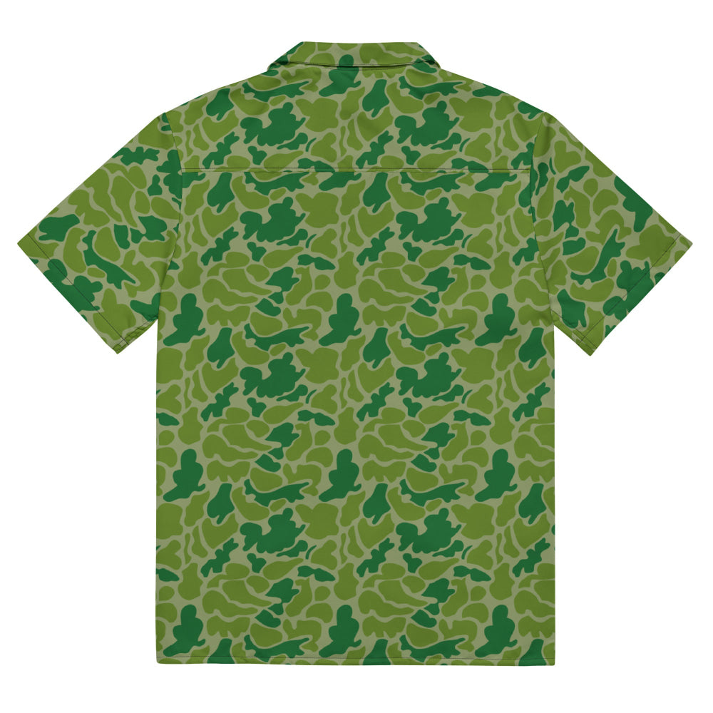 North Korean Duck Hunter CAMO Unisex button shirt - Button Shirt