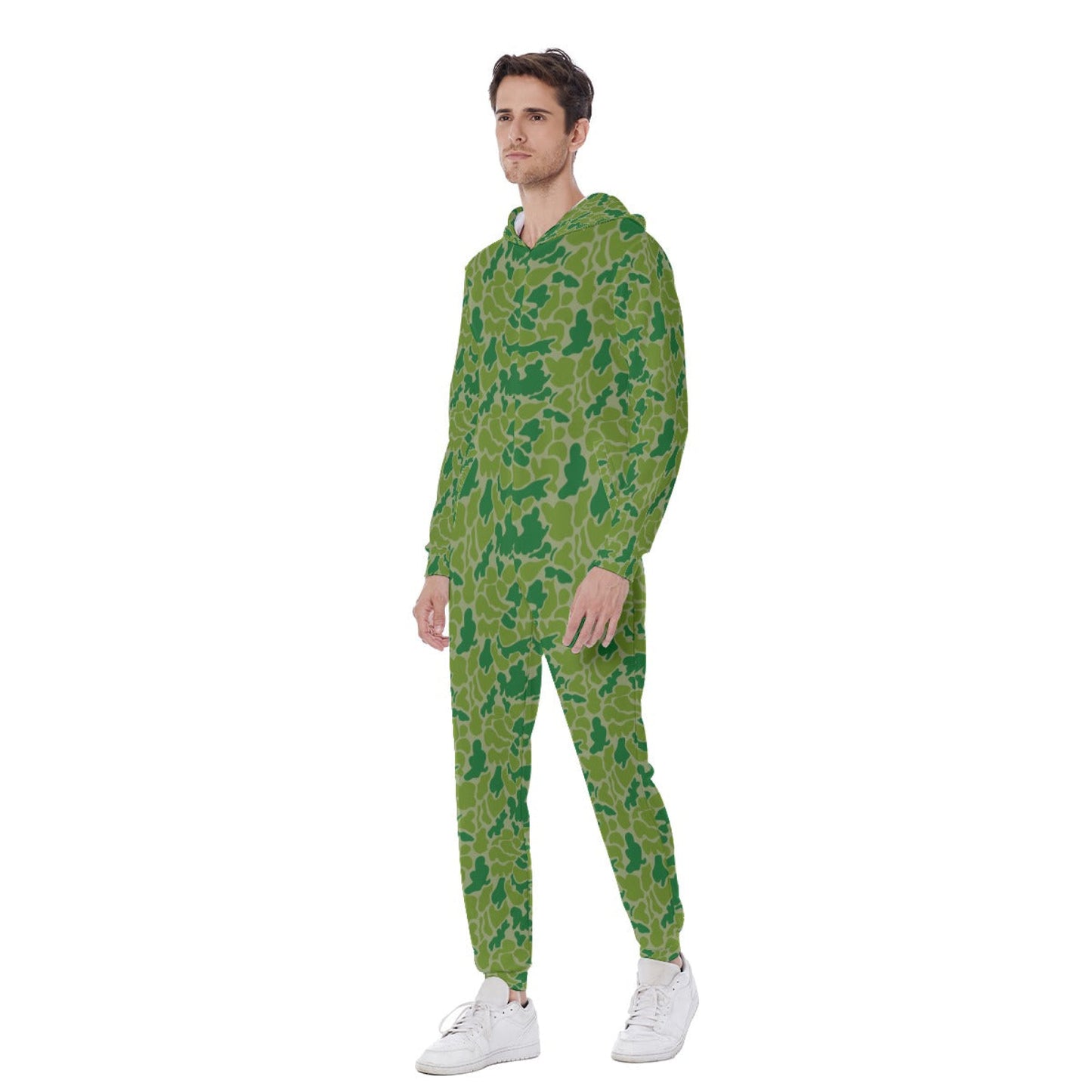 North Korean KPA Duck Hunter CAMO Mens Hooded Jumpsuit