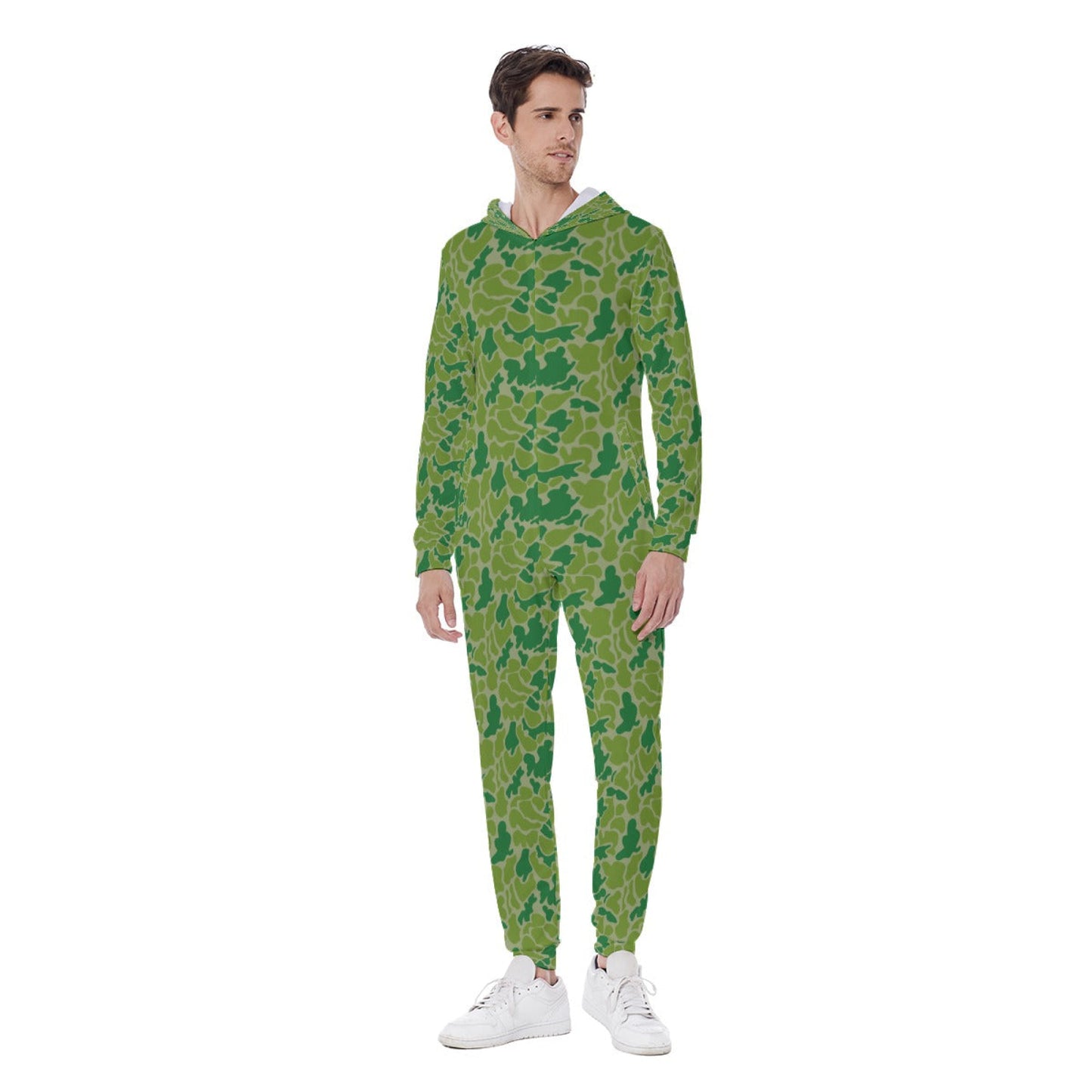 North Korean KPA Duck Hunter CAMO Mens Hooded Jumpsuit