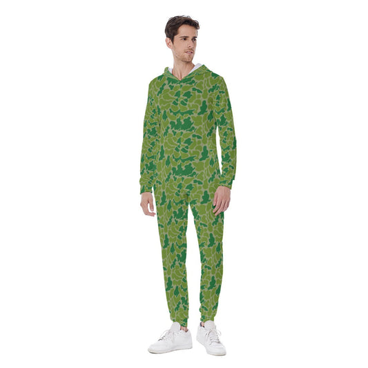 North Korean KPA Duck Hunter CAMO Mens Hooded Jumpsuit