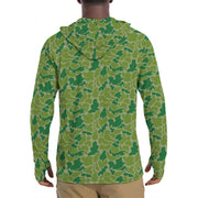 Duck Hunter KPA CAMO Mens Sunscreen Sports Hoodie With Thumb Holes