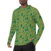 Duck Hunter KPA CAMO Mens Sunscreen Sports Hoodie With Thumb Holes - S / White