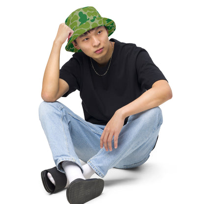 North Korean KPA Duck Hunter CAMO Reversible bucket hat - Bucket Hats