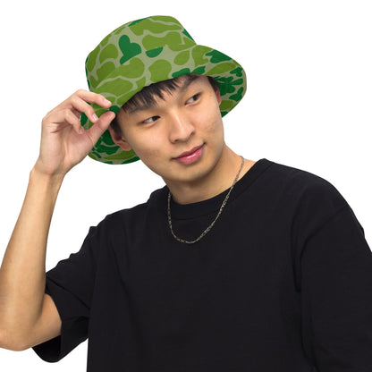 North Korean KPA Duck Hunter CAMO Reversible bucket hat - Bucket Hats