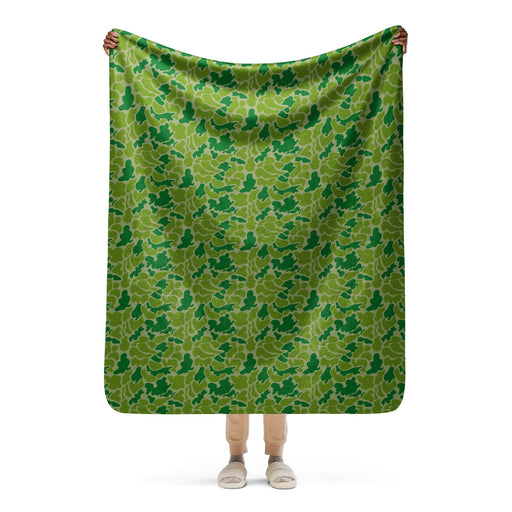 Duck Hunter KPA CAMO Sherpa Blanket - 50″×60″