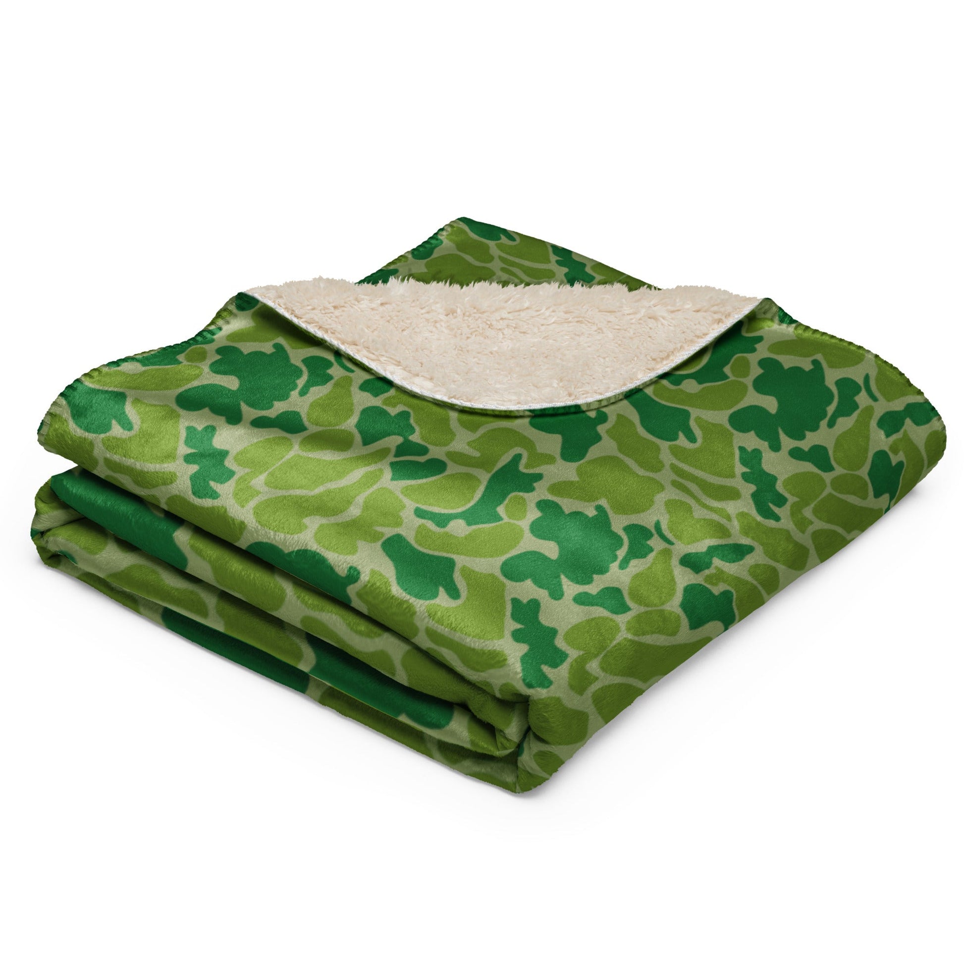 North Korean KPA Duck Hunter CAMO Sherpa blanket - Blankets