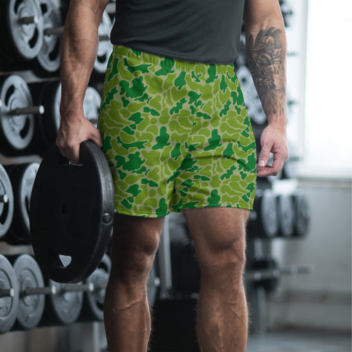 Duck Hunter KPA CAMO Unisex Athletic Long Shorts - XS